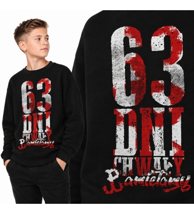 BLUZA DZIECIĘCA PATRIOTYCZNA 63 DNI CHWAŁY PAMIĘTAMY